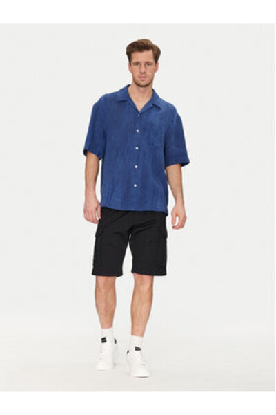 Gant Ανδρικό πουκάμισο μπλε GANT-3250062 407 RICH BLUE