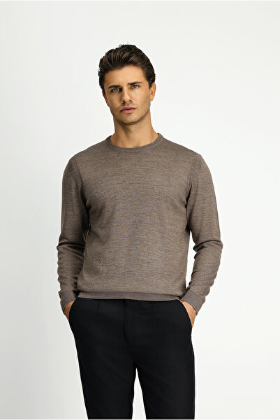 Kiğılı Pulover de tricotaj cu decolteu obișnuit