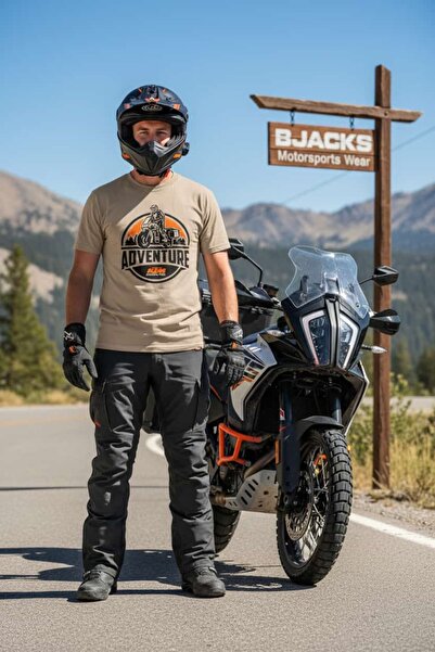 BJACKS Motorsports Wear Tricou premium pentru pasionații de stil de viață KTM Adventure