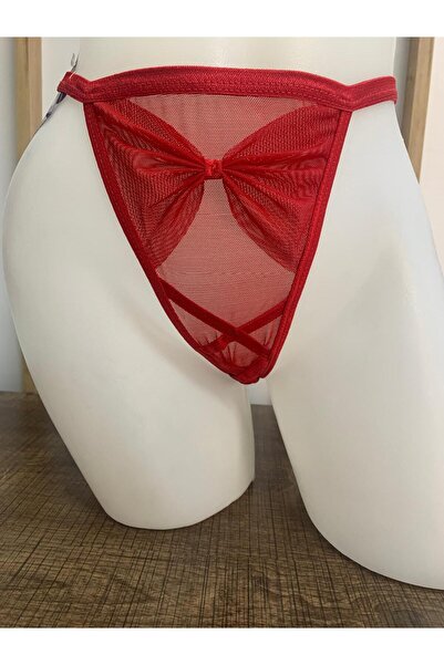 BELLİZZİ Дамски червен триъгълник с панделка отпред 1905