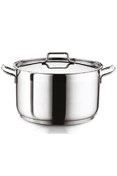 Perfect Home Oală Hascevher Anett din oțel inoxidabil cu capac metalic 18×10 ...