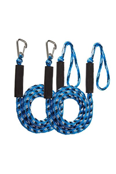Onuvio Set de 2 corzi elastice 1,2–2,1 m cu carabină din oțel inoxidabil - an...