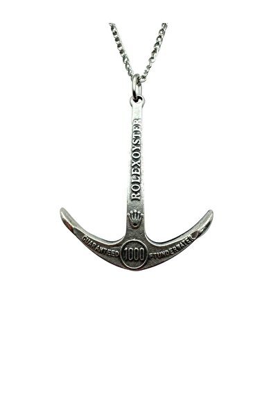 Herşey Nota Unisex Necklace with Sea Anchor Figure – Antique, Powerful and Sailor-Spirited Design