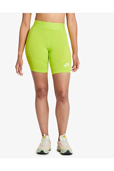 Nike W Nsw Air Bike Women's Green Casual Style Shorts-Leggings