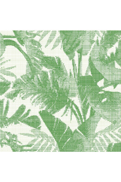 Mank Șervețele de masă festive Spanlin - Matis (imprimare vegetală verde / 40...