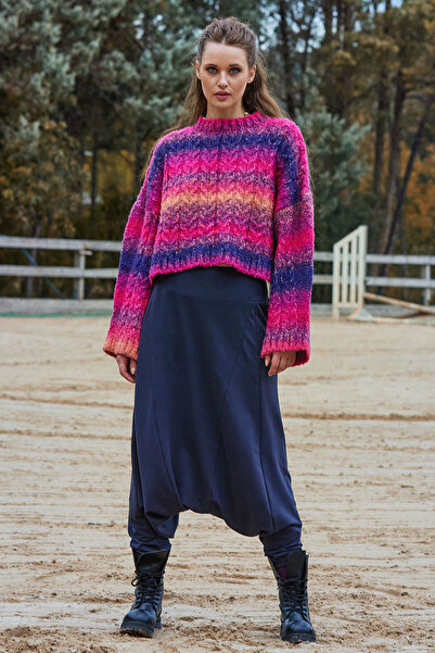 Los banditos Elastic Waist Mesh Low Waist Women's Casual Pants