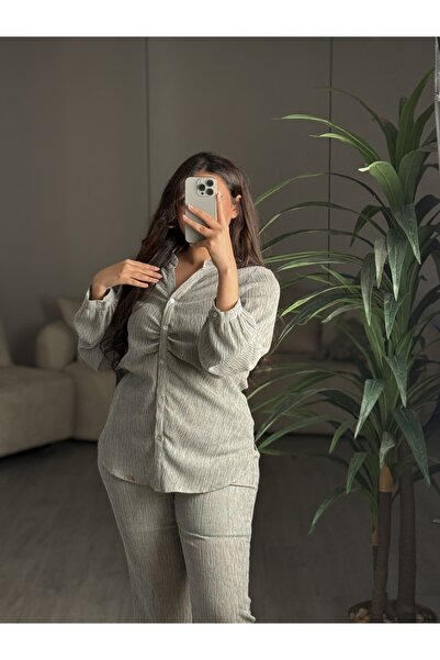 SELSAL Long-sleeved blouse and pants set