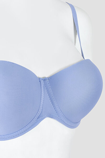 LOYA Blue Latina Padded Strapless Bra