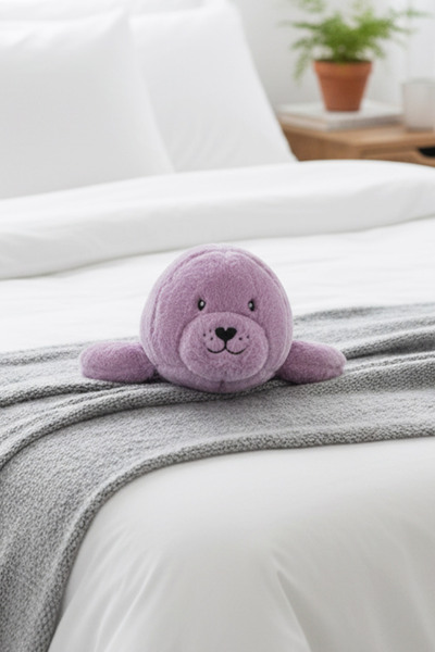 ROZİTOYS Plush Seal Toy Pillow Soft Sea Animal Figure
