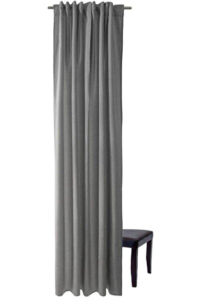 LUNA HOME Max grey opaque drapery with regency effect 140x245 cm