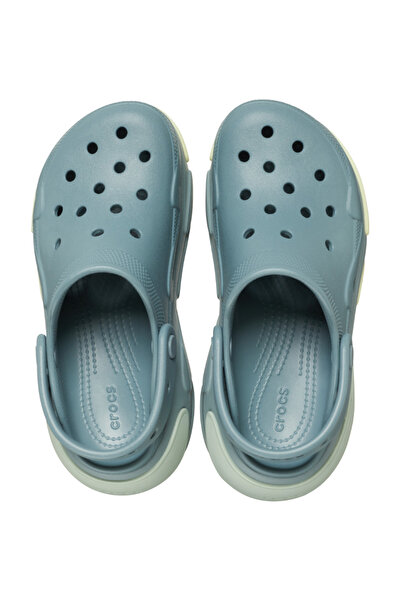 Crocs τιρκουάζ γυναικείες παντόφλες με φούσκα