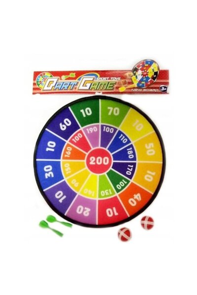 dalimag Set joc cu tinta, MADEJ, 60cm, 3 mingi, multicolor