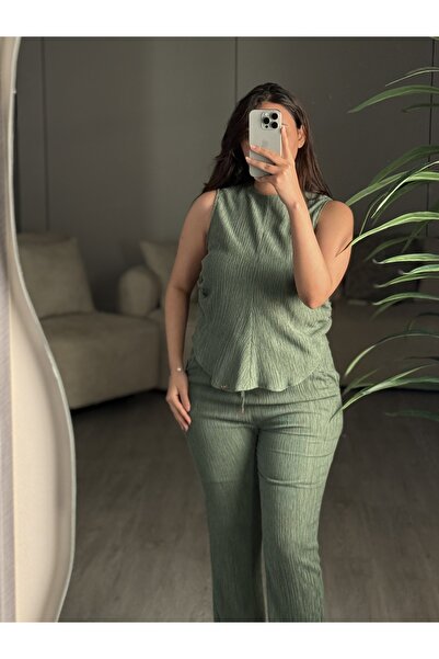 SELSAL Sleeveless blouse and pants set