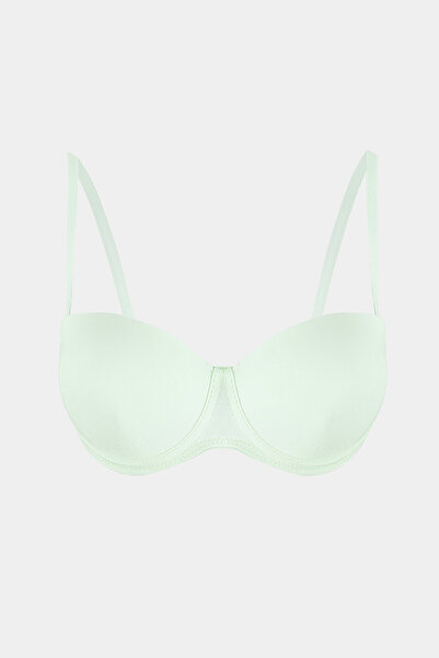 LOYA Mint Green Latina Supported Strapless Bra
