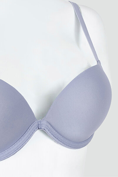LOYA Gray Latina Double Push-Up Supported Bra