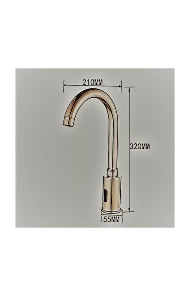 Trendy's Βρύση κουζίνας Lebda με αισθητήρα αντίκας από μπρούντζο