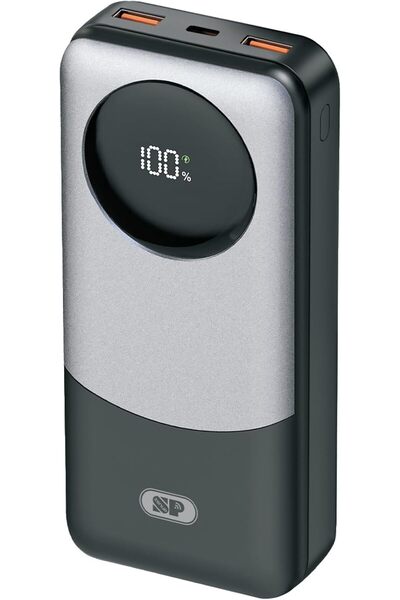 SP ISNUP بنك طاقة لاسلكي محمول قوي بسعة 20000 مللي أمبير في الساعة مع منافذ U...