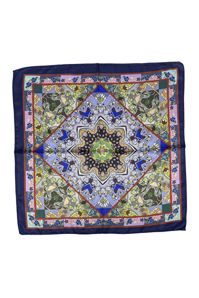 Sultan İpek وشاح / باندانا منقوشة عرقية 52×52 سم