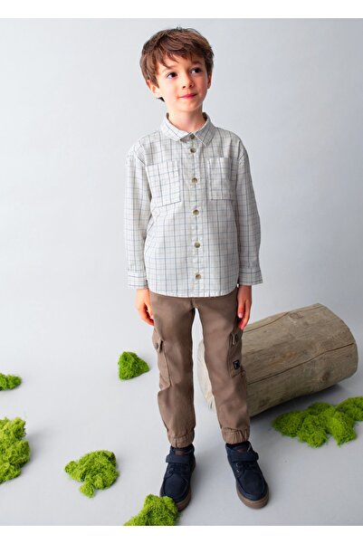MAYORAL Boy's Plaid Shirt 4128
