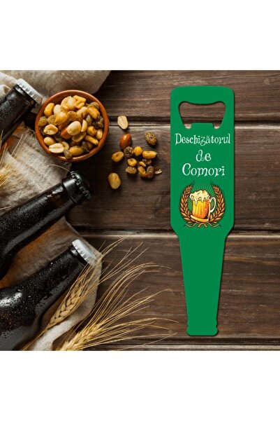 CrisPrint Deschizător de sticle personalizat – Formă de sticlă, Cadou original