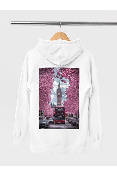 MAGORS SWEATSHIRT UNISEX CU GLUGĂ IMPRIMATĂ STIL-X LONDON