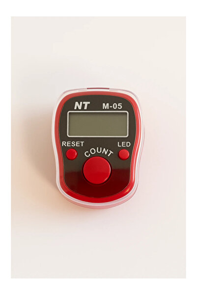 LookBuyTake 1 Piece Red Color Special Boxed Digital Illuminated Zikirmatik Co...