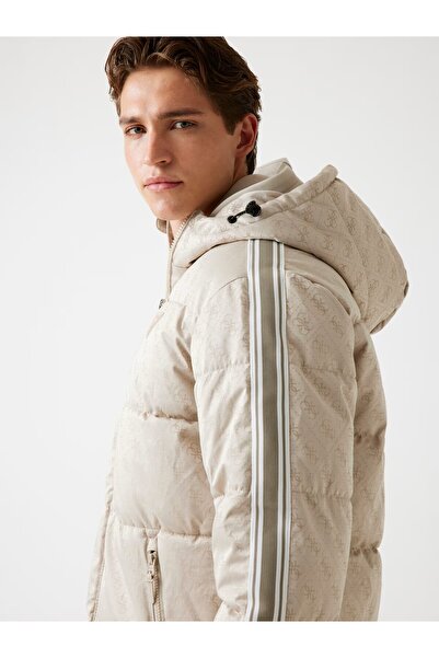 Guess 4G kapüşonlu şişme mont Z5BL02WFIQ2-26K