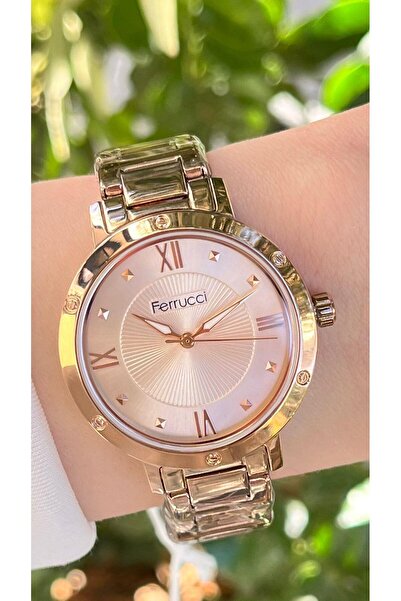 Ferrucci Fc03358M.3 Rose Gold 32 mm Women's Wristwatch