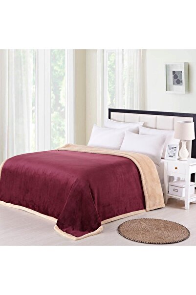 LOVE Mora blanket, two people, 3 kg, with a double-sided velvet and fur pattern