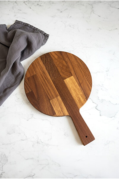 FH finehome Siena Wooden Cutting Board Flat Handle Medium