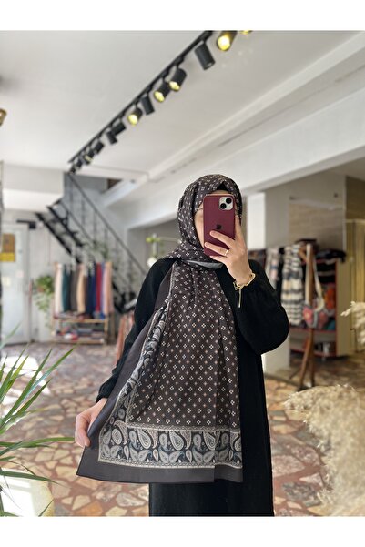 Neva Vual Silk Shawl Women's Vual Silk Shawl Ethnic Pattern