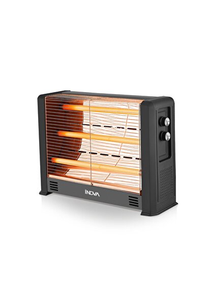 herevdeinova İnova Akan İnfrared Camlı Şömine Camlı 2700 Watt Termostatlı Dev...