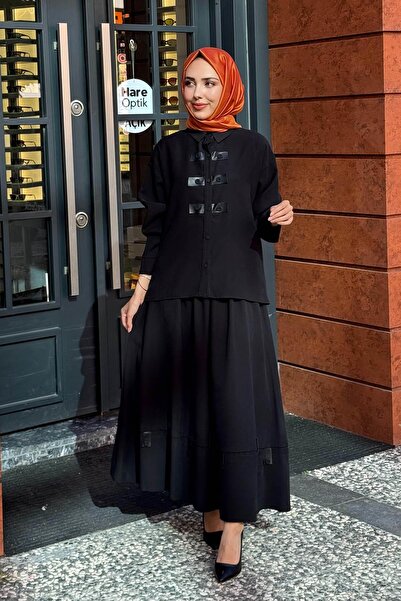 Ceremony Etekli Takım W-6904 Siyah