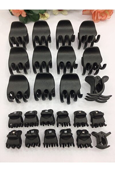 AYMETA 6 Adet Kırılmaz 2x3 Cm Mandal Toka Seti