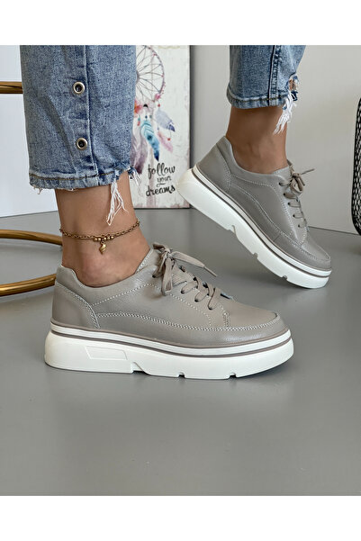 starlike Casual shoes, natural leather, gray AW349