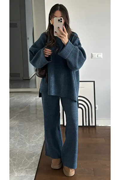 My Blog Синій трикотажний комплект з Селаніки - 4587