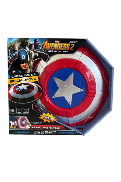 UDATOYS AVENGERS KAPTAN AMERİKA KALKANI SESLİ IŞIKLI CAPTAİN AMERİCA KALKAN 30CM