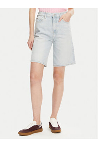 Tommy Hilfiger Γυναικείο τζιν σορτς WW0WW44388 Πολύχρωμο