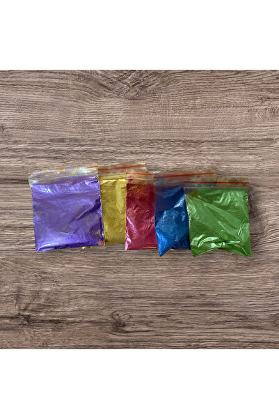 candleistanbul 5 Li sedefli mum boyası mini paket mavi,sarı,yeşil,pembe,mor soya wax parafin jel mum için