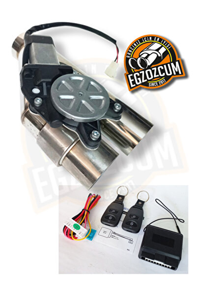 EGZOZCUM 60 mm. Kumandalı motorlu Paslanmaz Krom pantolon jikle orta cutout warex