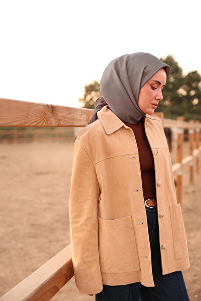 Silk Home Sura Silk Scarf 11416-S11 Smoke