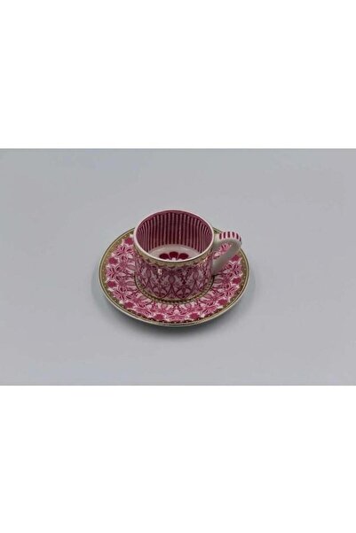 Kosova FNC-08 Bone China 90cc 6 lı Fincan Çiçek/Papatya