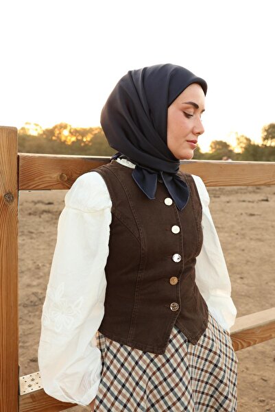 Silk Home Sura Silk Scarf 11416-S02 Navy Blue