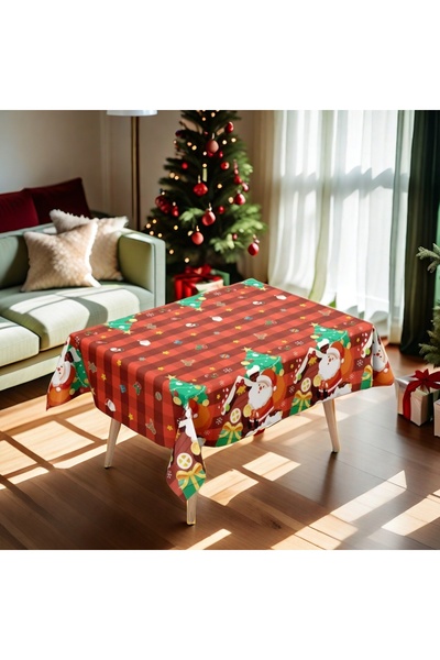OEM Set of 2 themed tablecloths, Christmas pattern, made of aluminum foil, 183 x 137 cm, 2260-2503