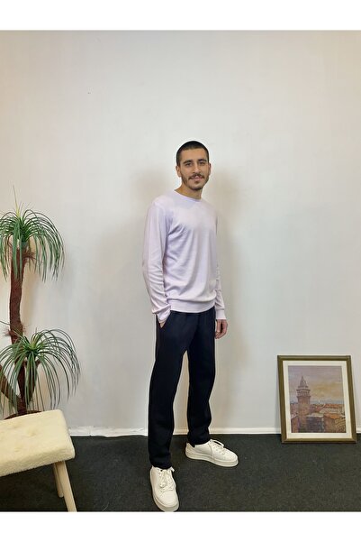 Superlife Ανδρικό φούτερ Superlife με λεπτή εφαρμογή με λαιμόκοψη SPR 20K17