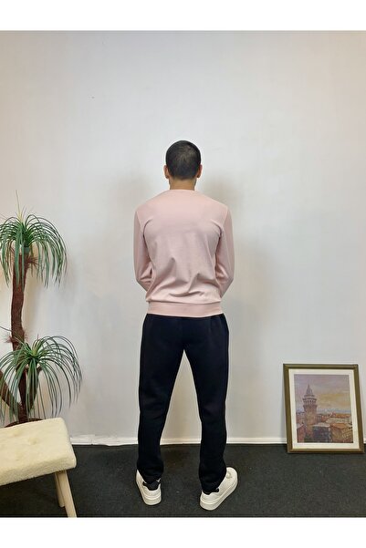 Superlife Ανδρικό φούτερ Superlife με λεπτή εφαρμογή με λαιμόκοψη SPR 20K17