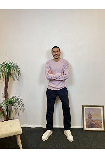 Superlife Ανδρικό φούτερ Superlife με λεπτή εφαρμογή με λαιμόκοψη SPR 20K17