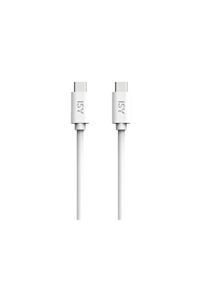 Isy IUC-0032 100W E-Mark çipli USB-C to USB-C 2m Şarj Kablosu