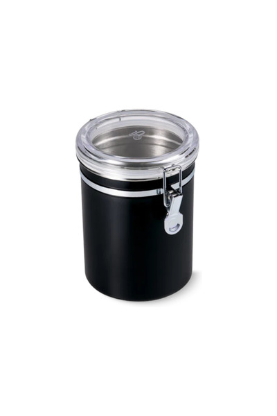 Tchibo Stainless Steel Coffee Container Black 500 Gr 632941