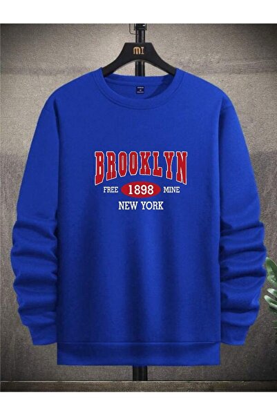 FAEL LİFE Zero Neck On Broklyn Imprimat pentru femei/bărbați Oversize